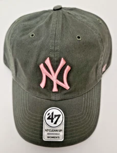 New York Yankees MLB '47 Green Women's Clean Up Adjustable Hat - Picture 1 of 4