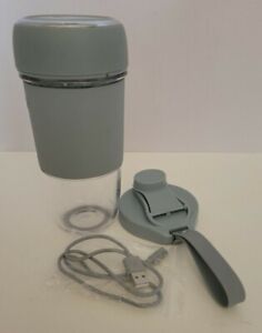 Oster Blend Active Portable Rechargeable Blender With Drinking Lid Gray
