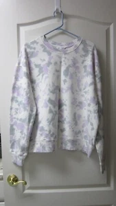 New Time And Tru Tie Dye Sweatshirt Women's Size Large - Picture 1 of 7