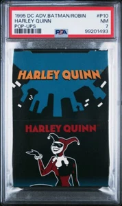 1995 Skybox DC Adventures Batman & Robin Pop-Ups #P10 Harley Quinn PSA 7 Highest - Picture 1 of 2