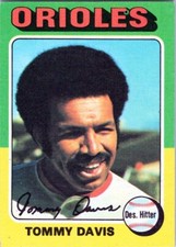 1975 Topps #564 Tommy Davis Baltimore Orioles EX