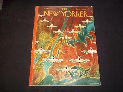 1949 OCTOBER 8 NEW YORKER MAGAZINE - BEAUTIFUL FRONT COVER FOR FRAMING- J 1370 — 第 1/2 张图片
