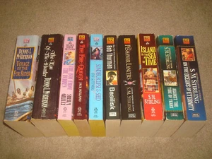 Roc Fantasy Science Fiction 10 Book LOT Dennis L McKiernan S M Stirling Gilluly  - Picture 1 of 12