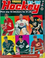 1991-92 Panini Hockey Stickers - Finish your Set - Pick any 10 for $1.00