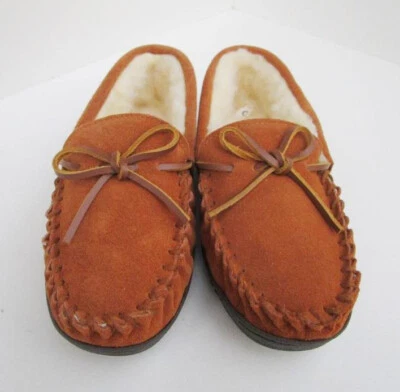 Zapatillas de mocasín Alpineswiss para mujer talla 5 de cuero sintético forradas de piel de oveja NUEVAS Foto 1 de 4