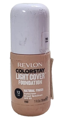 Revlon ColorStay Light Cover Liquid Foundation with SPF 35, Ivory 110, 1 fl. oz - Image 1 of 4
