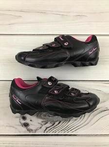 Pearl Izumi Women’s All Road Cycling Biking Shoes 2 Bolt Black Pink EUR 40 US 9 - Picture 1 of 9