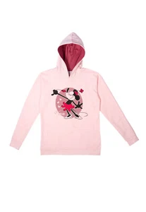 Disney Minnie Mouse Hoodie für Damen - Kapuzenpullover Sweatshirt Pullover Rosa - Bild 1 von 1