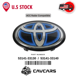 53141‑33130 Radar Badge Fits Camry Avalon Sienna Highlander Hybrid - Picture 1 of 7