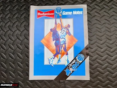 Vintage Budweiser Game Notes Orlando Magic Game 5 1995 Nba Playoffs 90s Fan Club - Image 1 of 4