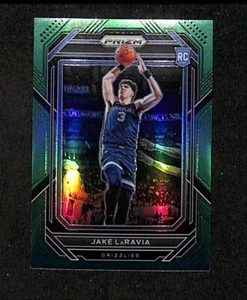 Jake LaRavia 2022-23 Panini Prizm Green Prizm RC Memphis Grizzlies #244 - Bild 1 von 2