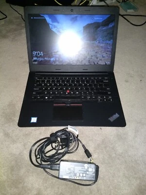 Lenovo Thinkpad E470 14" (256GB SSD, Intel Core i5 6th Gen, 8GB RAM) Win10 pro Foto 1 de 4