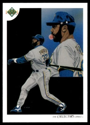 1991 Upper Deck Team Checklist Unmarked #48 Dave Parker Milwaukee Brewers - Image 1 of 2