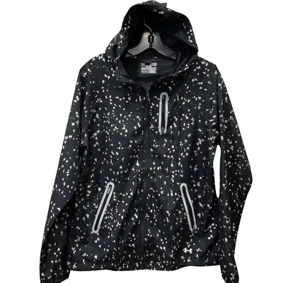 Under Armour M Jacket Lightweight AllSeason Gear Athletic Semi-Fitted Zip Black  - Image 1 of 4