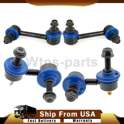 Kit de eslabones de barra estabilizadora delantera trasera 4 piezas para Infiniti M35 2006 2007 2008 2009 2010 3,5 L Foto 1 de 4