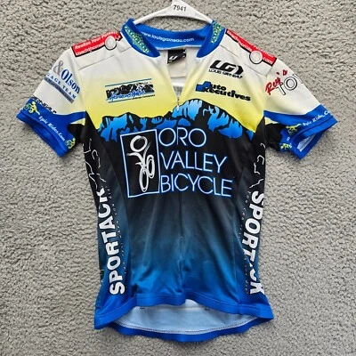 Louis Garneau Womens Small Oro Valley Bicycle Cycling Jersey Blue - Image 1 of 4