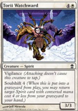 4x Torii Watchward MTG Saviors of Kamigawa NM Magic Regular