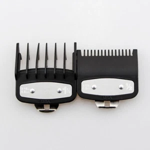 2PC Professional Hair Clipper Metal Clip Guides Limit Combs Guards Replacement🎀 - Picture 1 of 11