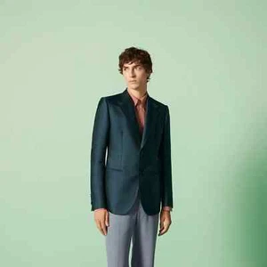 Gucci 751391 Blue Blazer - BNWT - Picture 1 of 7