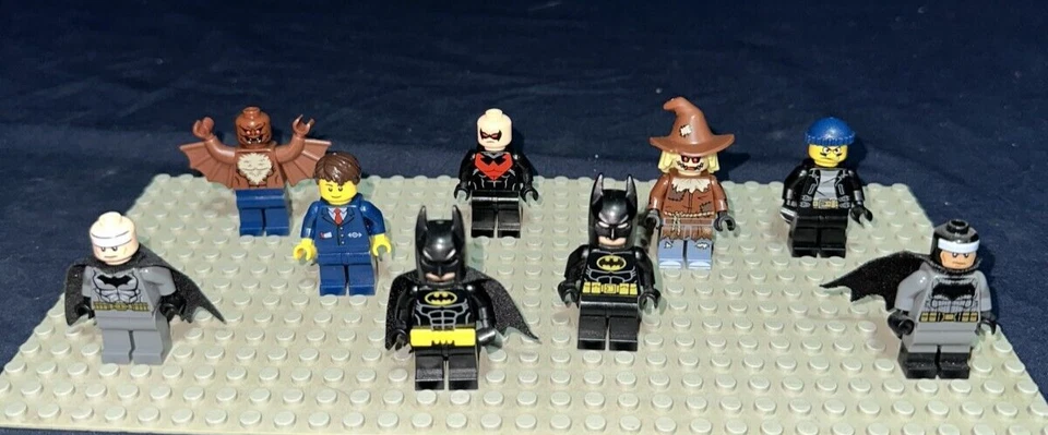 Lego Dc Batman Man bat Nightwing Scarecrow Bruce Wayne Super Heroes Minifigures - Image 1 of 4