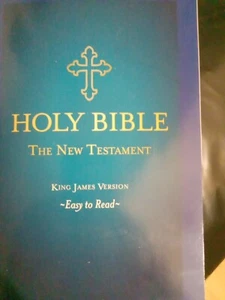 Holy Bible The New Testament King James Version ~ Easy to Read ~ - Picture 1 of 1