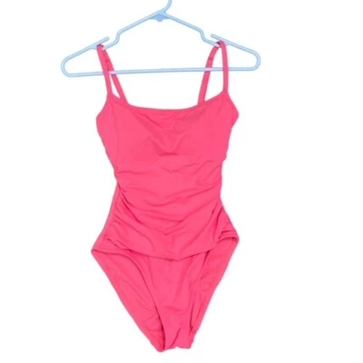 La Blanca One Piece Swimsuit Hot Coral Size 4 NWOT Flaw - Image 1 of 4