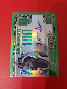 Justin Lewis 2021-22 Blattmetall So Money Green Auto 7/10, Marquette - Bild 1 von 9