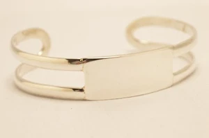 Taxco, Mexican 925 Sterling Silver Cuff Bangle Bracelet. 19 g - Picture 1 of 12