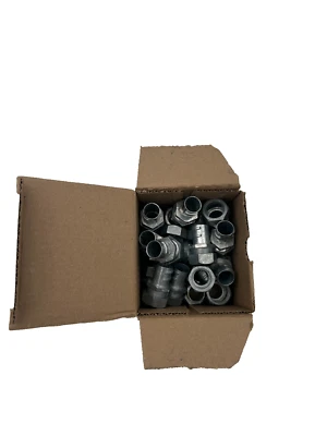 (Lote de 25) Acoplamiento Bridgeport 3/4" Transición EMT/Tornillo FMC 582-DC Foto 1 de 3