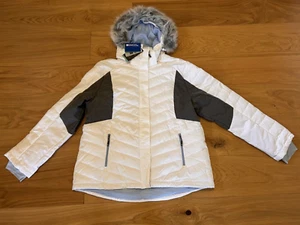 *NEW Mountain Warehouse Womens Ski Jacket Coat Size 20 Powder White Grey Parka - Picture 1 of 5