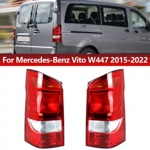 1 Pair For Mercedes Vito W447 15-22 Rear Tailgate Tail Light Lamp RH+LH - Picture 1 of 21