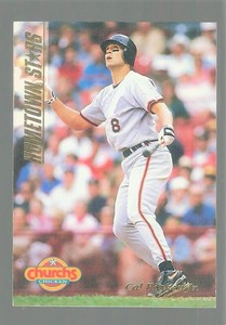 1994 CHURCHS CHICKEN BASEBALL  #7 CAL RIPKEN JR  HOF  NM/MT  HOMETOWN STARS  KEY