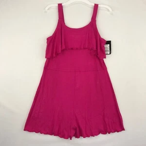 Mameluco Art Class Niñas Talla Grande Sin Mangas Rosa Rayón Spandex Tejido Acanalado - Imagen 1 de 5