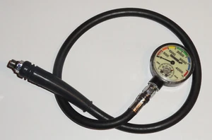 Medidor de presión usado Sherwood Diving 0-4000 PSI con termómetro y manguera Dacor de 32 - Imagen 1 de 12