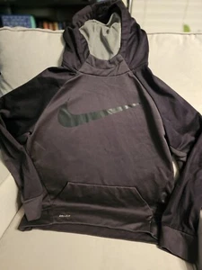 Nike Black Boys Hoodie Sweatshirt Size XL - Picture 1 of 2
