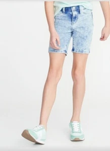New Ballerina Acid-Wash Jean Shorts For Girls size 16 - Picture 1 of 1