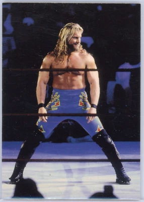 2000 COMIC IMAGES WWF NO MERCY CHRIS JERICHO PIECE OF THE RING WORN T SHIRT - Image 1 of 2