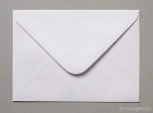 Sobres blancos C6 para tarjetas A6 (6 x 4) 100 gmm con solapa de diamante artesanales ¡P&P GRATIS!¡! - Imagen 1 de 1
