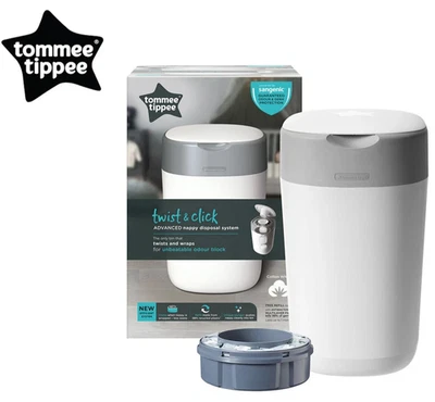 Tommee Tippee Twist and Click Nappy Bin Disposal includes 1 x Refill Cassette - image 1 of 4