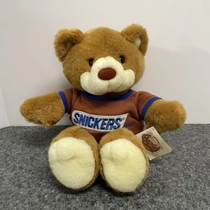 Vintage 1987 Snickers Plush 16" Chums Chomper Teddy Bear Toy Heartline NWT - Picture 1 of 16