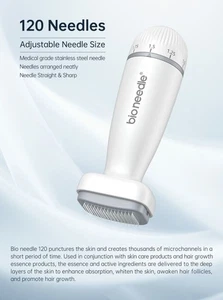Timbro Derma 120 Spille BIO Regolabile 0,25-2,00 mm Rimozione Cicatrici Ringiovanimento Pelle - Foto 1 di 14