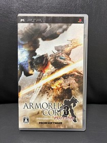 PlayStation Portable Armored Core 3 Portable PSP Video Game Used Case