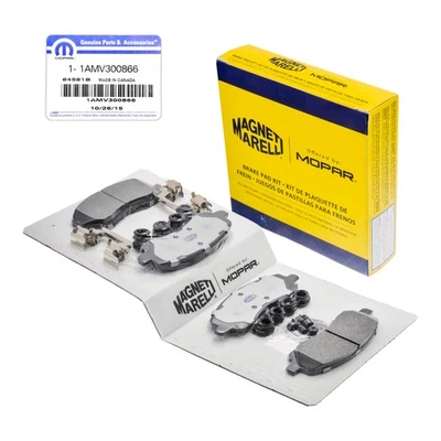 Juego de pastillas de freno de disco Mopar Magneti Marelli 1AMV300866 para Chrysler Dodge Jeep Mits Foto 1 de 4