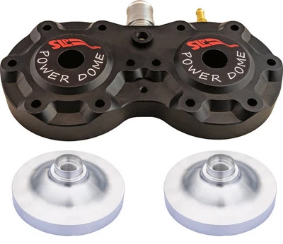 SLP Power Dome&trade; Billet Heads for Polaris 850 Boost Models 12-854 27-03813 - Image 1 of 3