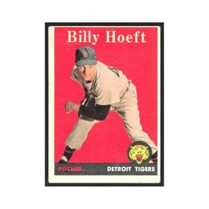 1958 Topps Billy Hoeft Tigers #13 - Picture 1 of 3
