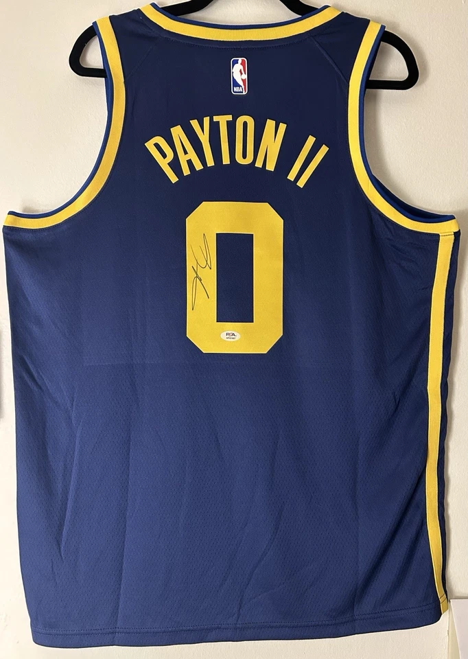 Gary Payton ii Signed Golden State Warriors Jersey Autographed PSA/DNA - Image 1 of 4
