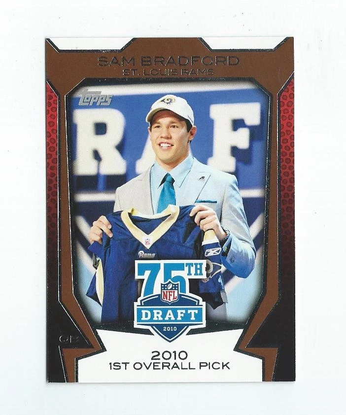 2010 Topps Football 75th Anniversary NFL Draft Insert Singles - You Choose - Image 1 of 1