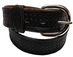 Men's 34 REDWING Black Leather Belt Made in USA 96513 - Picture 1 of 15