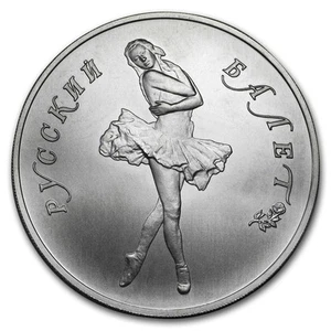 1989 Russian Ballerina 1 oz Palladium Coin - Picture 1 of 2