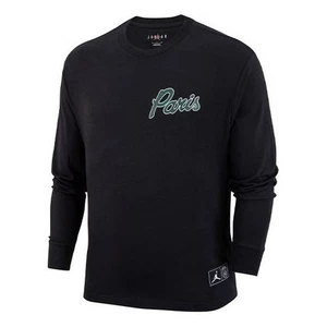 Nike Jordan PSG Long Sleeve Shirt Mens Size XL Black DB6512-010 BRAND NEW - Picture 1 of 10